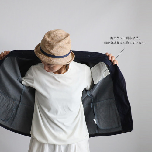【新品未使用】作家 RATAさんのデニムジャケット インディゴcreema 長さ選べる❣️羽織るだけでおしゃれ感抜群な絶妙シルエット
