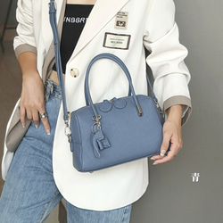 潤いのある艶！•6色•3WAY•厚手な天然軟めな牛革ハンドバッグ•牛革ショルダーバッグ• 7枚目の画像