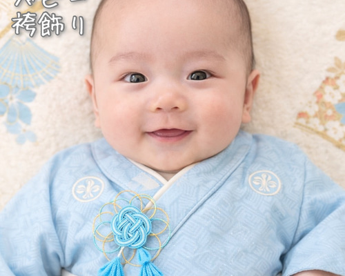 ☆男の子☆袴飾り ベビー袴 赤ちゃん ベビー ヘアバンド 端午の節句 兜