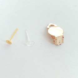 《Mami.t》  紫陽花のイヤーカフ 3枚目の画像