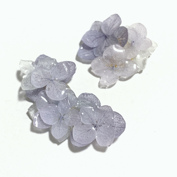 《Mami.t》  紫陽花のイヤーカフ 1枚目の画像