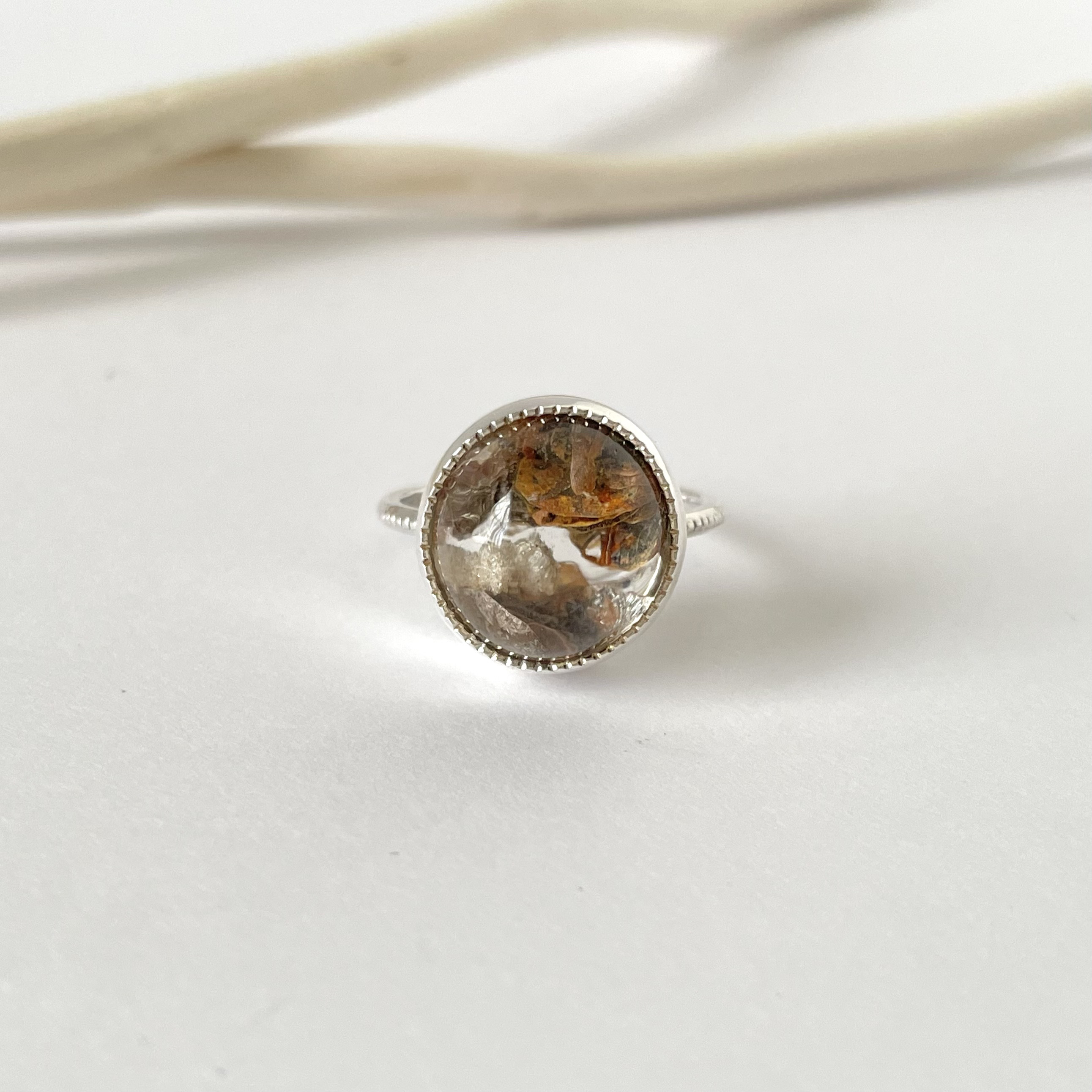 ガーデンクォーツのシルバーリング