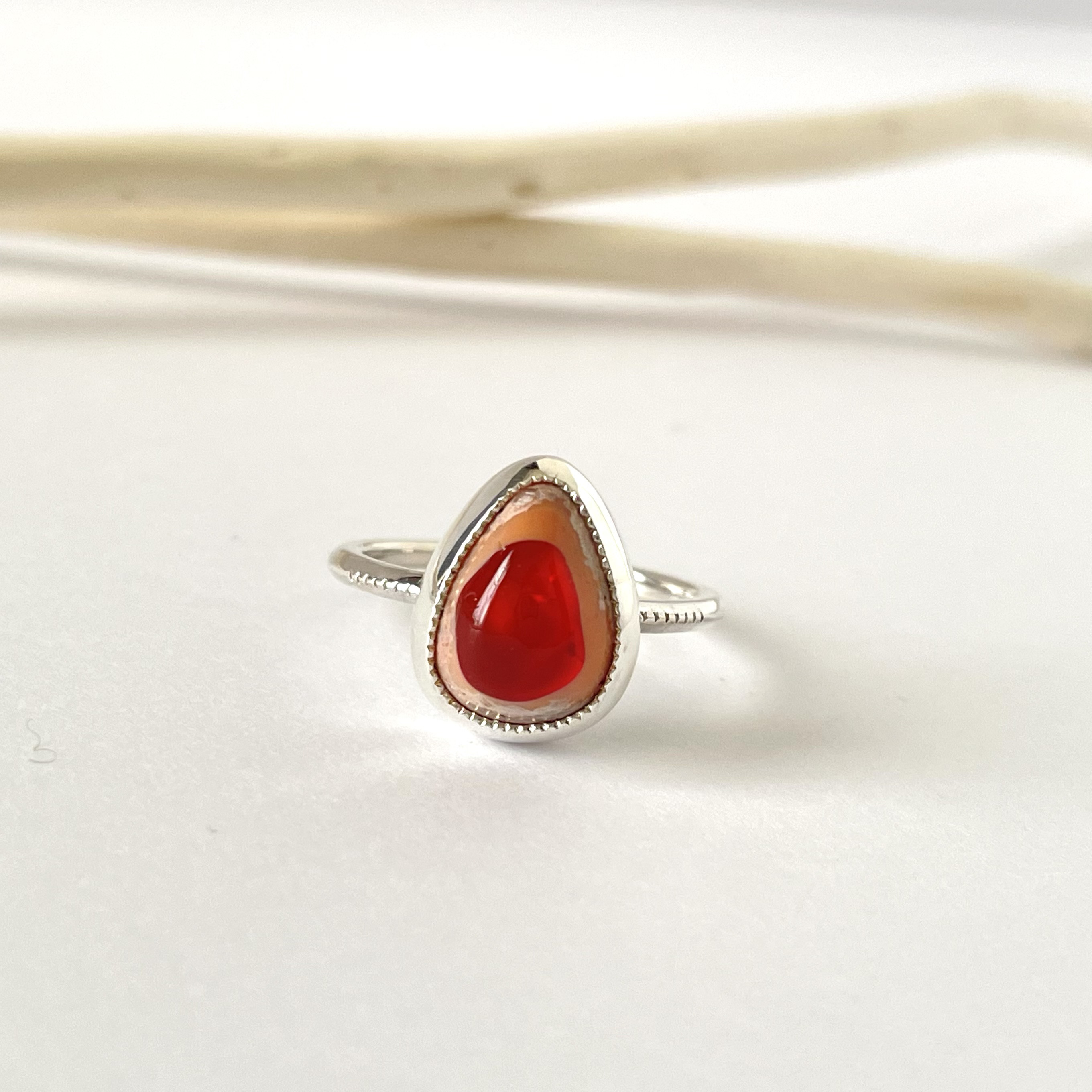 カンテラオパールのシルバーリング