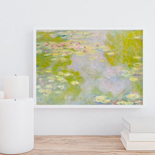アンティーク モネ 睡蓮 複製画 ポスター柄 絵画 油絵 油彩画 アート Amazon.co.jp: モネ 睡蓮 アートパネル 花 ポスター複製画 油絵