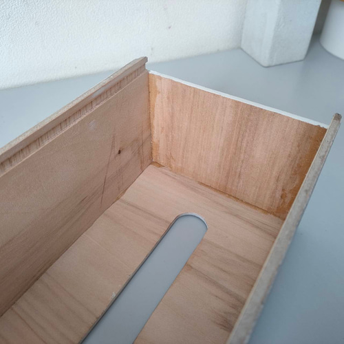 職人の逸品】 塗装職人の手仕事 モールテックスのティッシュケース