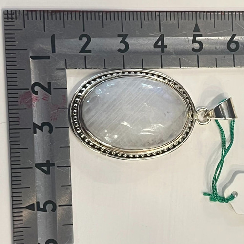 ペンダントトップ 天然石 ムーンストーン シルバー925 大きめ