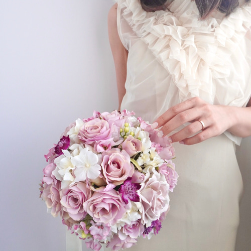 アーティフィシャル ウェディングブーケ・ブートニア・ヘッド