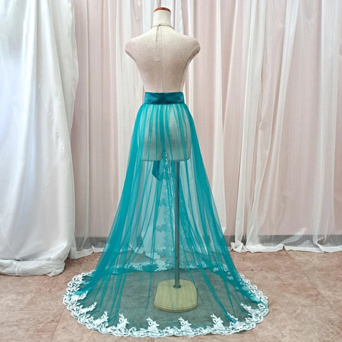 ウェディングドレス アレンジ用巻きスカート ラップスカート 選べる3