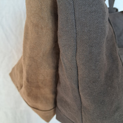 リネン帆布のしっかりトートバッグ 9枚目の画像