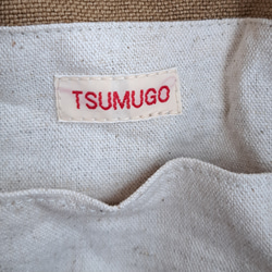 リネン帆布のしっかりトートバッグ 5枚目の画像