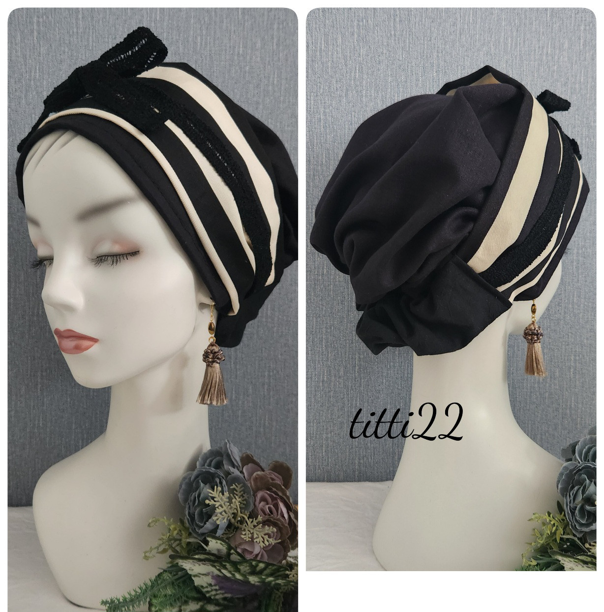 new【フラットタイプ】帽子にもなるヘアターバン