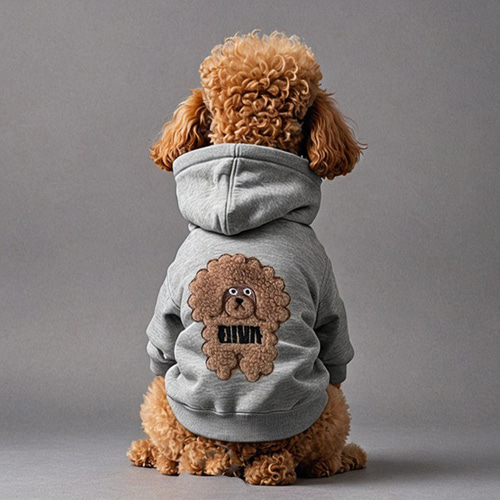犬グッズ 名入れ 刺繍 名前入れ パーカー プレゼント 犬服 ドッグ