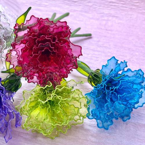 推しカラーのお花はいかがですか Sサイズ アメリカンフラワー