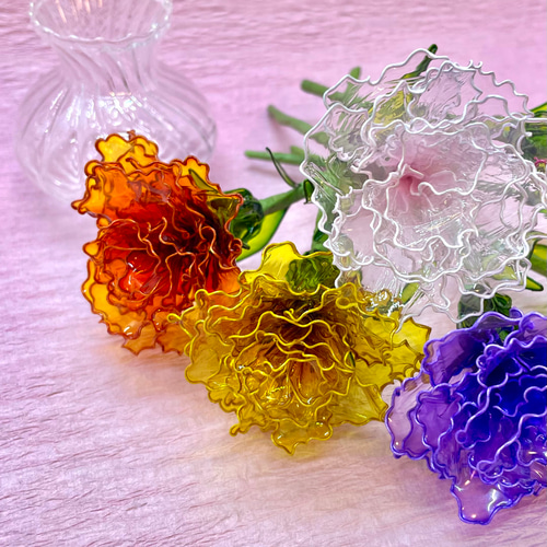 推しカラーのお花はいかがですか Sサイズ アメリカンフラワー