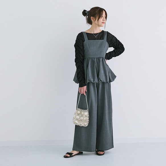 セール】不動人気のセットアップ♡ 麻タッチ生地で軽やかコーデ