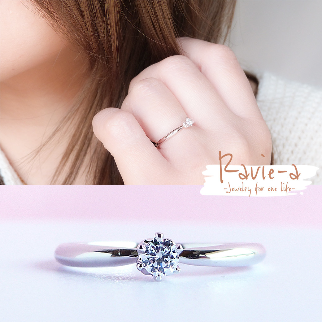シルバー925 3mmCZ1粒リング プラチナ ピンクゴールド キュービックジルコニア シルバー925  プロポーズ