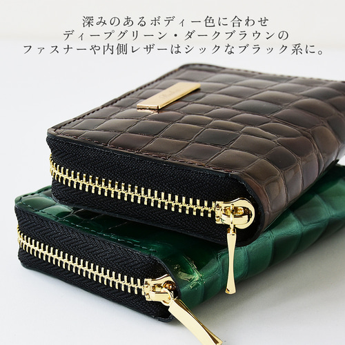 Nananoel ナナノエル ステンドグラスレザー三つ折り財布 sankyo shokai（三京商会） [19%offクーポン]長財布 レディース 本革