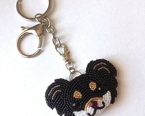 垂れ耳 チワワちゃん ブラックタン ホワイト お鼻はガーネット