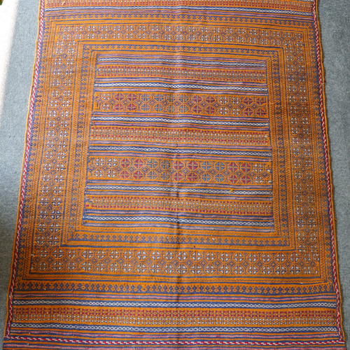 ペルシャ手織りキリム トラバルラグ size:140×96cm 手織り絨毯 