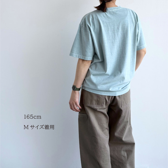 フォークリフトキータグTシャツ（ヴィンテージミントブルー）【在庫限り】 5枚目の画像