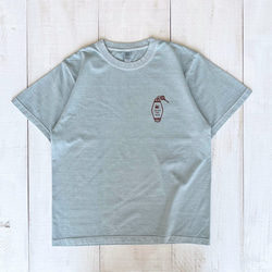 フォークリフトキータグTシャツ（ヴィンテージミントブルー）【在庫限り】 7枚目の画像