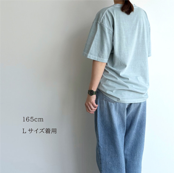 フォークリフトキータグTシャツ（ヴィンテージミントブルー）【在庫限り】 4枚目の画像
