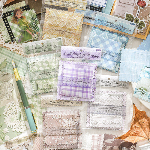 1073コラージュ 素材 コレクション 海外 6種セット メモ帳 TETE 通販