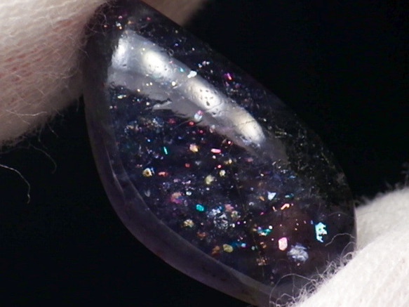 ★銀河系★アイオライトサンストーン★9.0ct/23.2mm★天然石菫青石コーディエライト★鉱物宝石カボションルース素材 9枚目の画像