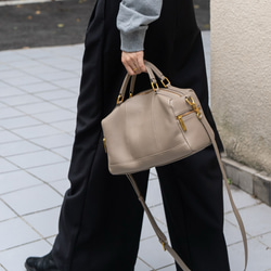 優雅な気質 ! •黒/カーキ/カラメル/緑/3WAY•4色•厚手な天然軟めな牛革ハンドバッグ•牛革ショルダーバッグ 13枚目の画像