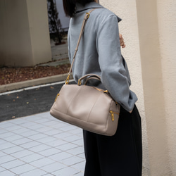 優雅な気質 ! •黒/カーキ/カラメル/緑/3WAY•4色•厚手な天然軟めな牛革ハンドバッグ•牛革ショルダーバッグ 10枚目の画像