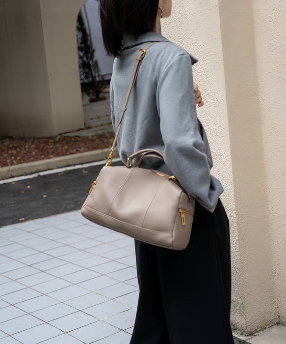 優雅な気質 ! •黒/カーキ/カラメル/緑/3WAY•4色•厚手な天然軟めな牛革ハンドバッグ•牛革ショルダーバッグ 10枚目の画像