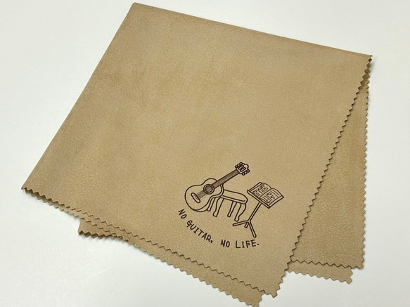 【オリジナルギタークロス】ギター、オリジナル、記念品、ギフト、演奏会、マイクロファイバークロス 2枚目の画像