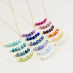 【 14kgf ネックレス 】 ピンクトルマリン ペッパーベリー 天然石 ・ 10月誕生石　秋の誕生石2025 9枚目の画像