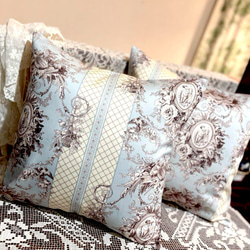 ☆最終価格☆ ヨーロッパ輸入生地 ゴブラン織り アンティークラベル柄