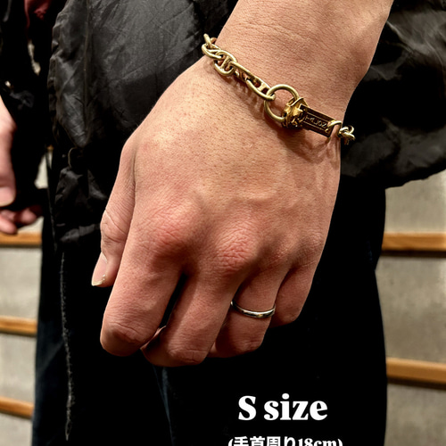 ☆40-50's TALONzipper／Brassbracelet ブレスレット Orange