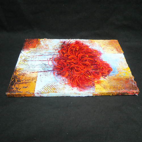 油絵 油彩 油彩画 絵 絵画 【彼岸花】 絵画 HR 通販 19107820