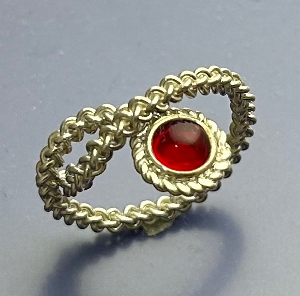 FFRシルバーリング.レッドアンバー