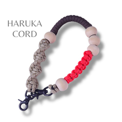 パラコード ドッグチョーカー 内寸26㎝ オレンジ×ネイビー