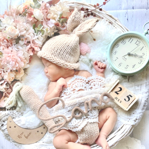 ニューボーンフォト レンタル おうちスタジオ おうちフォト 撮影小物