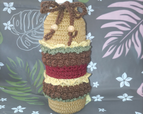 ハンドメイド　巾着袋　ペットボトルカバー b471c1bd8bb955c07ecd5ccba2e69b