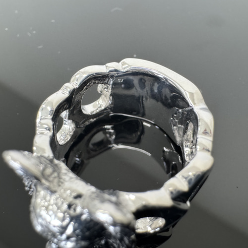 犬の顔リング SV925 サイズ9号　犬種パピヨン*新品 犬の顔リング SV925 サイズ9号 犬種パピヨン*新品 - メルカリ