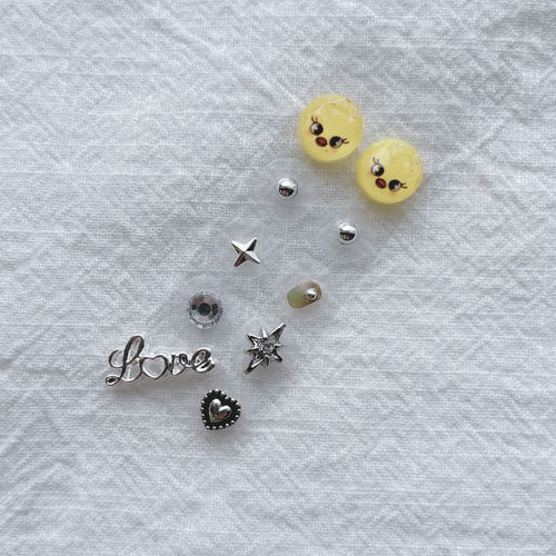 耳つぼジュエリー 10粒 スキズー 推し活 推しカラー ソンムル 耳