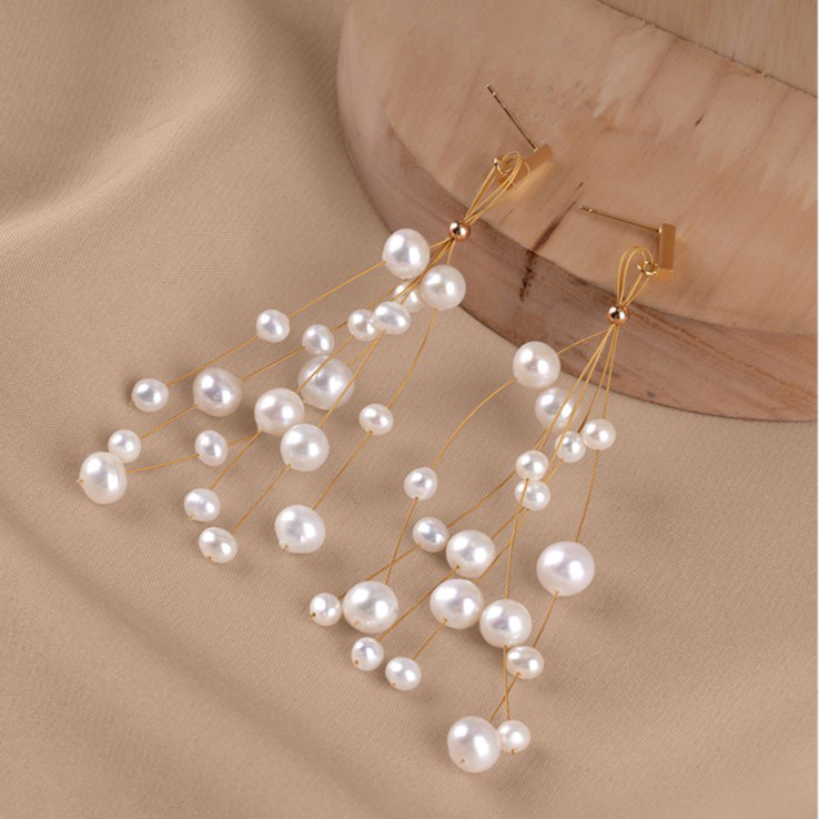 淡水パールのピアス　イヤリング　真珠　淡水真珠　6月誕生石　夏の誕生石 ブライダル ウェディング