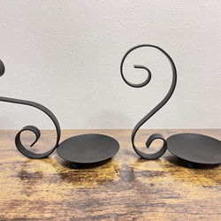 アイアンキャンドルスタンド キャンドルホルダー 燭台 （縦型・横型