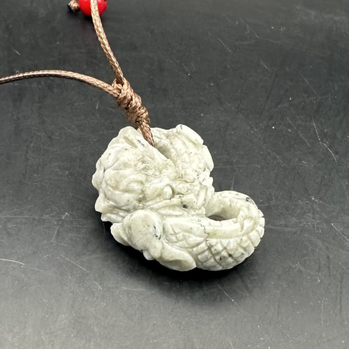 2025.3.28桜花神龍御守り 糸魚川花翡翠