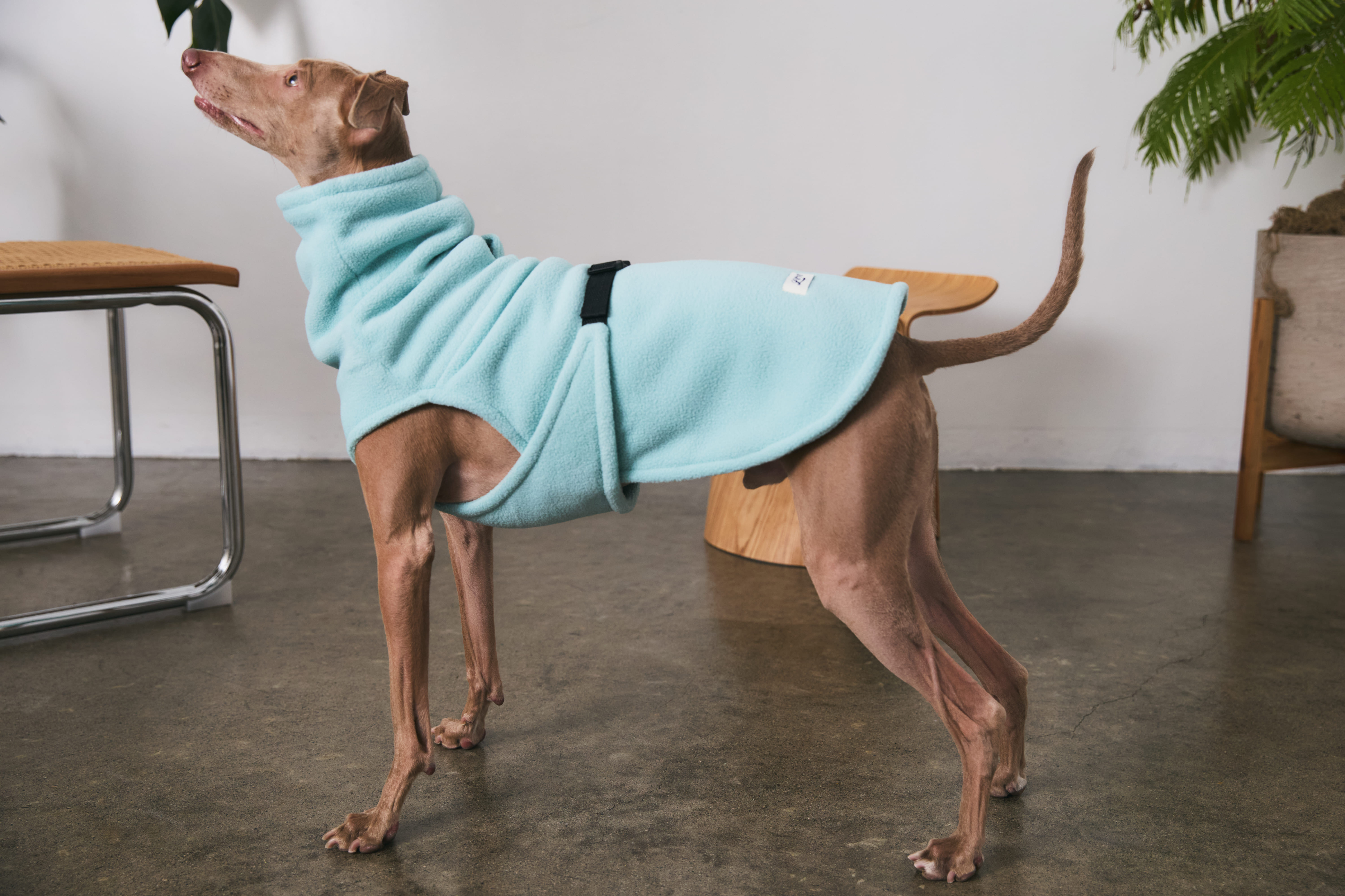 Velted Fleece Vest -Pastel Blue (M~XXL)