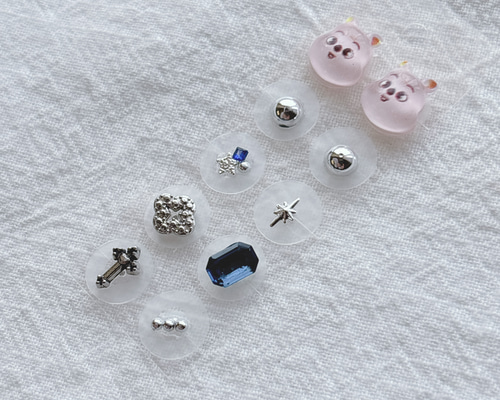耳つぼジュエリー 10粒 スキズー 推し活 推しカラー ソンムル 耳