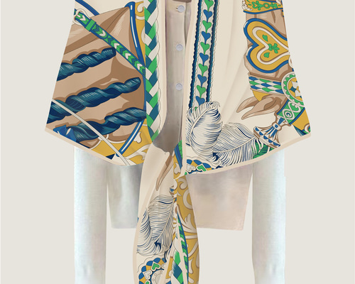 【新品タグ付き】オットトレディッチ×ムーミン カシミヤ混 大判ストール スカーフ 訳あり】813 Ottotredici オットトレディッチ 【新品/タグ付