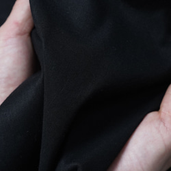 【soco】洗練されたシルエットが上品で素敵 ノーカラー カーディガン ／ 黒 h025d-bck1 20枚目の画像