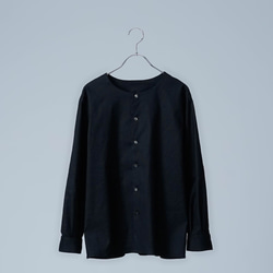 【soco】洗練されたシルエットが上品で素敵 ノーカラー カーディガン ／ 黒 h025d-bck1 19枚目の画像